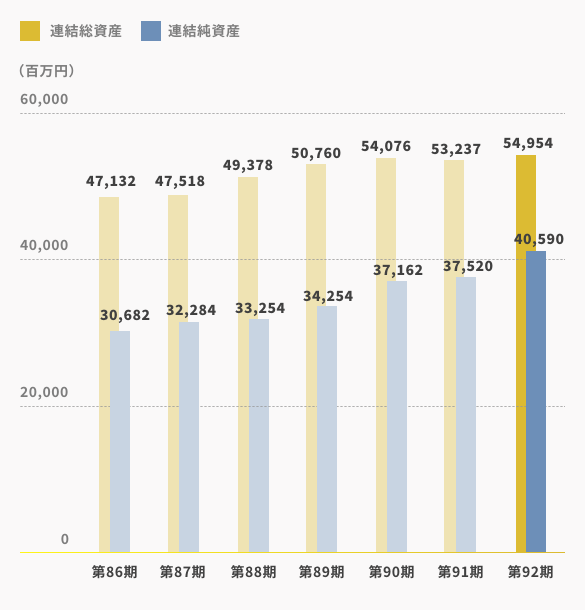 Consolidated Total Assets / Consolidated Net Assets